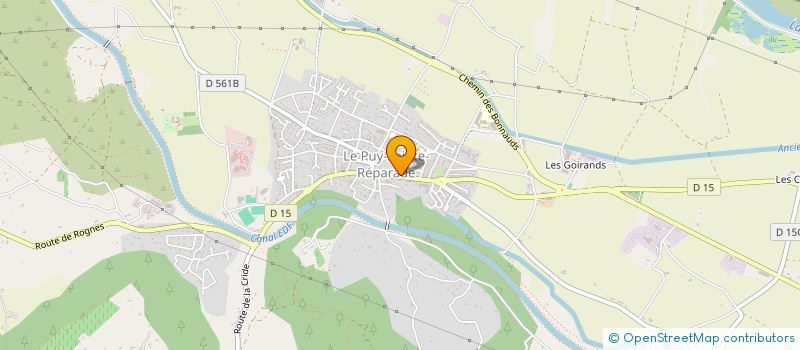 localisation de l'entreprise LES MIETTES DU PUIS (LMDP) à LE PUY-SAINTE-REPARADE