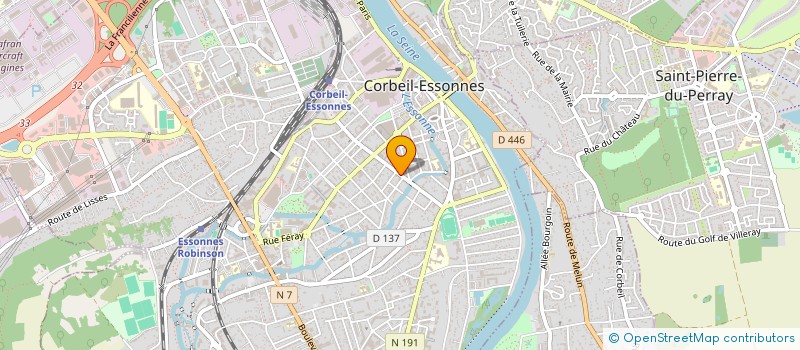 localisation de l'entreprise LES MIGRATEURS à CORBEIL-ESSONNES