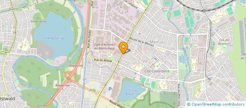 localisation de l'entreprise LES MIGRATEURS à STRASBOURG