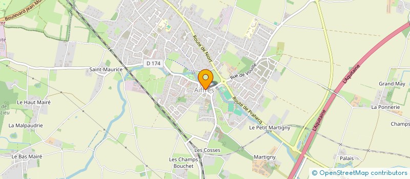 localisation de l'entreprise LES MIJOT'AIFFRES  AIFFRES