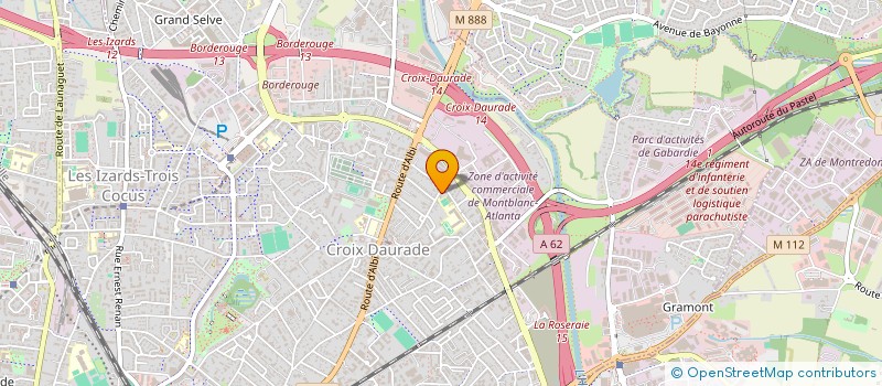 localisation de l'entreprise LES MIKADOS  TOULOUSE