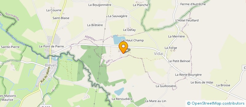 localisation de l'entreprise LES MILES RUES à VIDAI