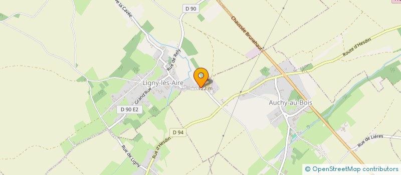 localisation de l'entreprise LES MILLE BRIQUES  LIGNY-LES-AIRE