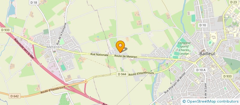 localisation de l'entreprise LES MILLE COULEURS à BAILLEUL
