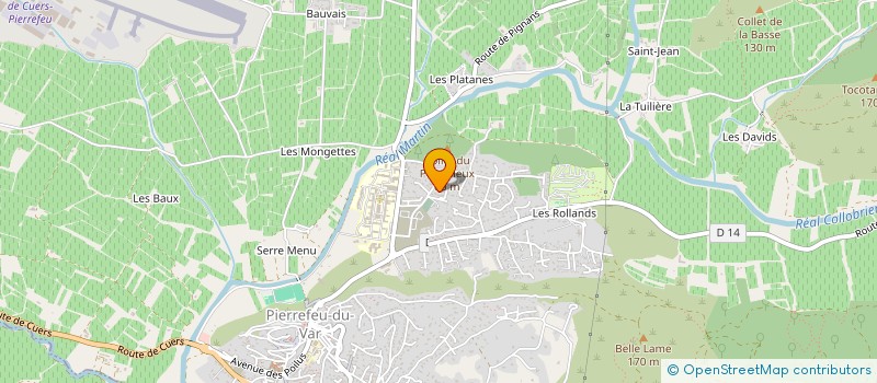 localisation de l'entreprise LES MILLE DIABLES  PIERREFEU-DU-VAR