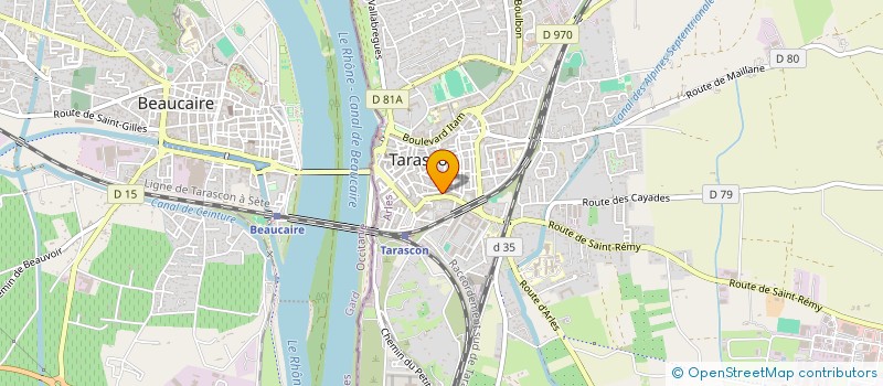 localisation de l'entreprise LES MILLE ET UN DELICES à TARASCON