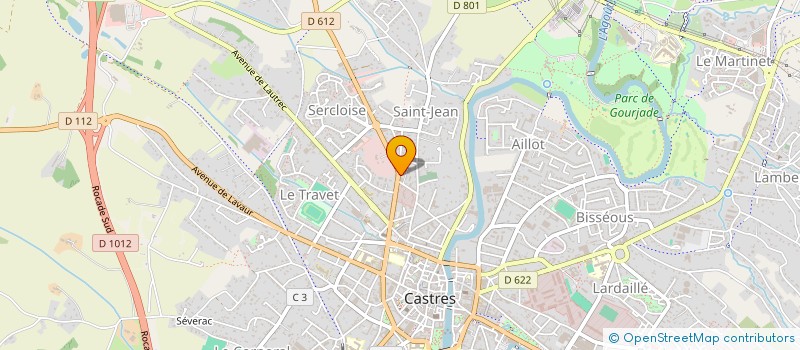 localisation de l'entreprise LES MILLE ET UN FROMAGES DE LAETI  CASTRES