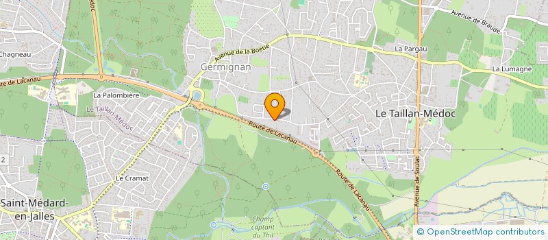 localisation de l'entreprise LES MILLE ET UNE BEAUTE à LE TAILLAN-MEDOC