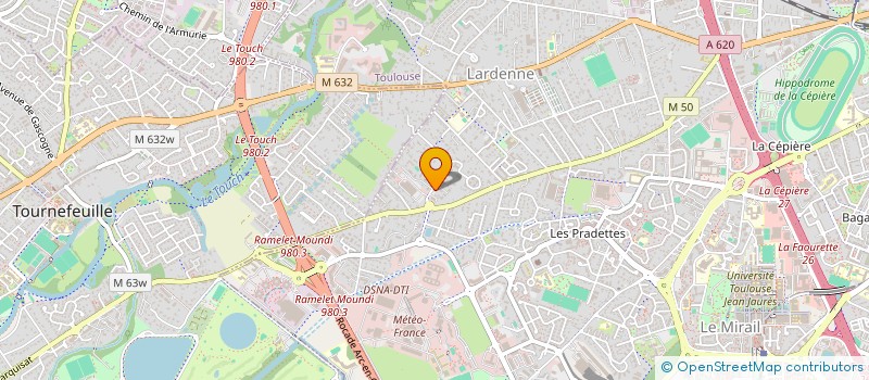 localisation de l'entreprise LES MILLE ET UNE BEAUTES à TOULOUSE