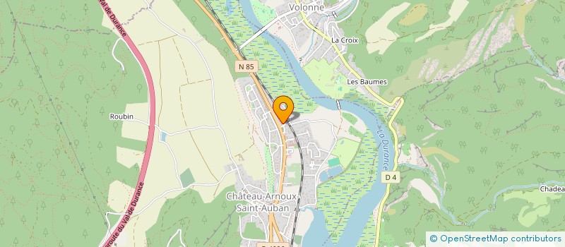 localisation de l'entreprise LES MILLE ET UNE BULLES  CHATEAU-ARNOUX-SAINT-AUBAN