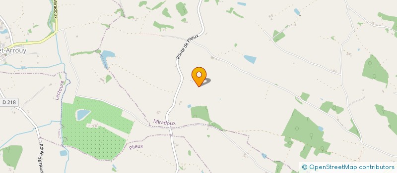 localisation de l'entreprise LES MILLE ET UNE COLLINES  MIRADOUX