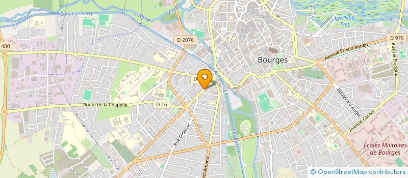 localisation de l'entreprise LES MILLE ET UNE FLEURS à BOURGES