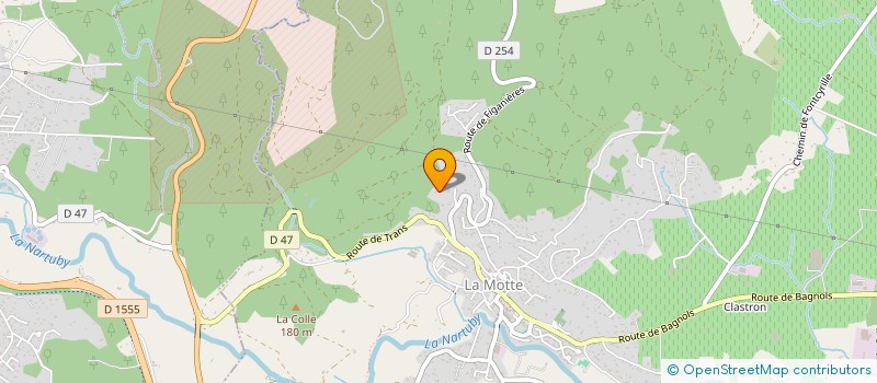 localisation de l'entreprise LES MILLE ET UNE FLEURS MOTTOISES  LA MOTTE