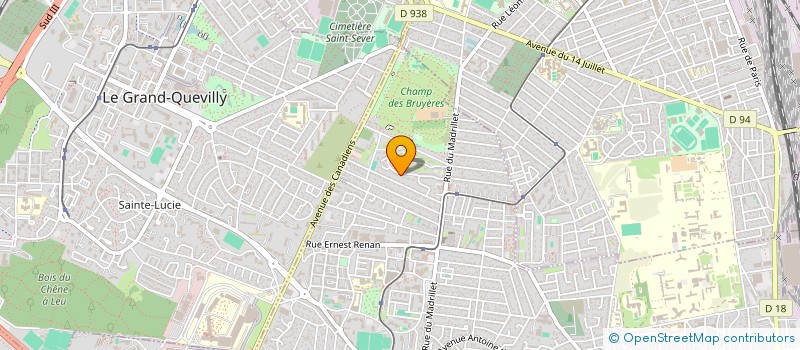 localisation de l'entreprise LES MILLE ET UNE FRITES  SAINT-ETIENNE-DU-ROUVRAY