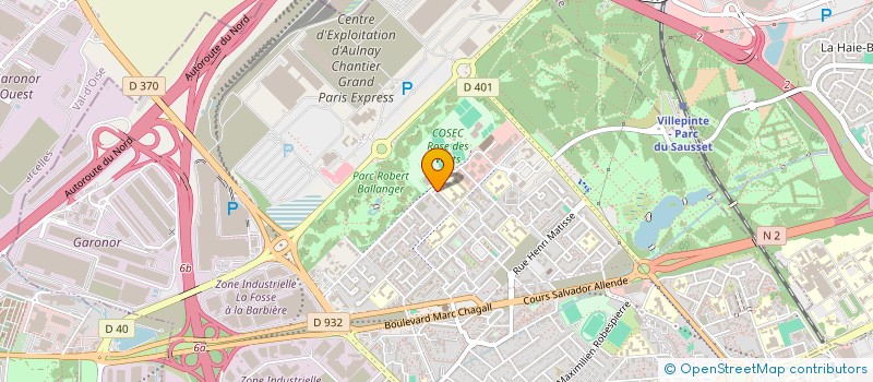 localisation de l'entreprise LES MILLE ET UNE NUITS AULNAYSIENNES à AULNAY-SOUS-BOIS