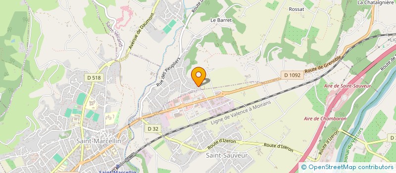 localisation de l'entreprise LES MILLE ET UNE PERLES  SAINT-VERAND