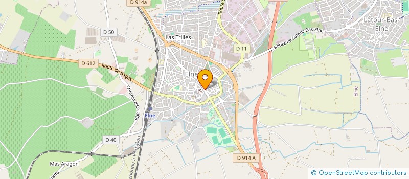 localisation de l'entreprise LES MILLE ET UNE SAVEURS à ELNE