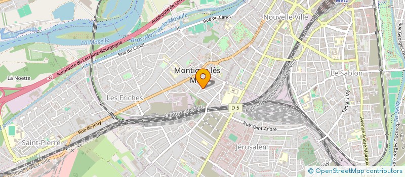 localisation de l'entreprise LES MILLE ET UNE SAVEURS à MONTIGNY-LES-METZ