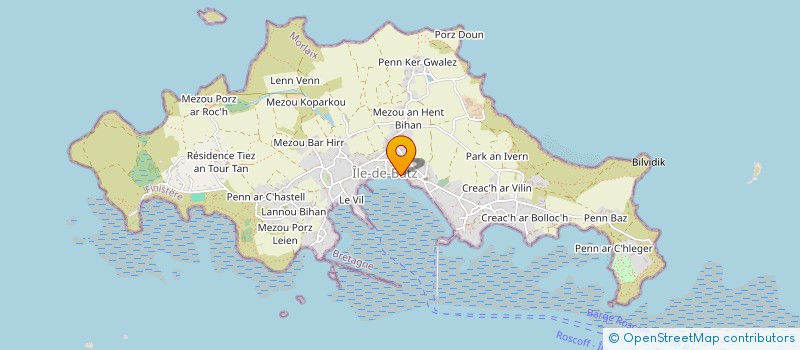 localisation de l'entreprise LES MILLE FEUILLETS  ILE-DE-BATZ