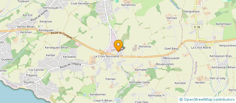 localisation de l'entreprise LES MILLE-PADS D IROISE BIEN ETRE ET NORDIQUE  LOCMARIA-PLOUZANE