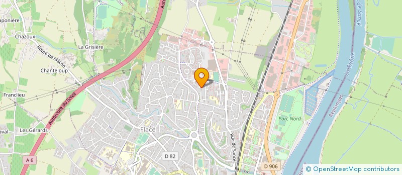 localisation de l'entreprise LES MILLE PATTES  MACON