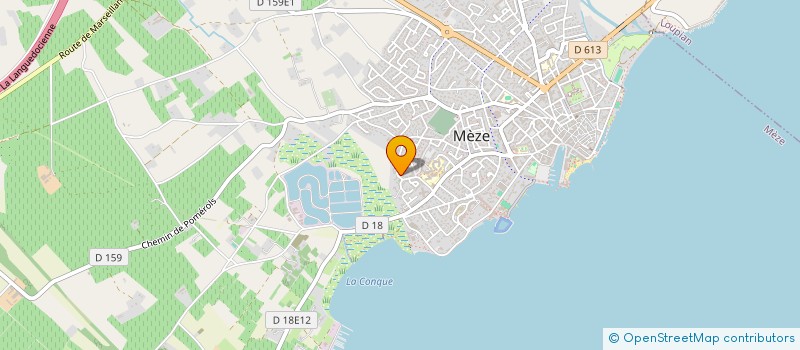 localisation de l'entreprise LES MILLE PATTES DE MEZE à MEZE