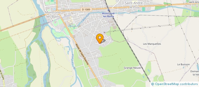 localisation de l'entreprise LES MILLE PATTES DU FOREZ  CHAMBLES