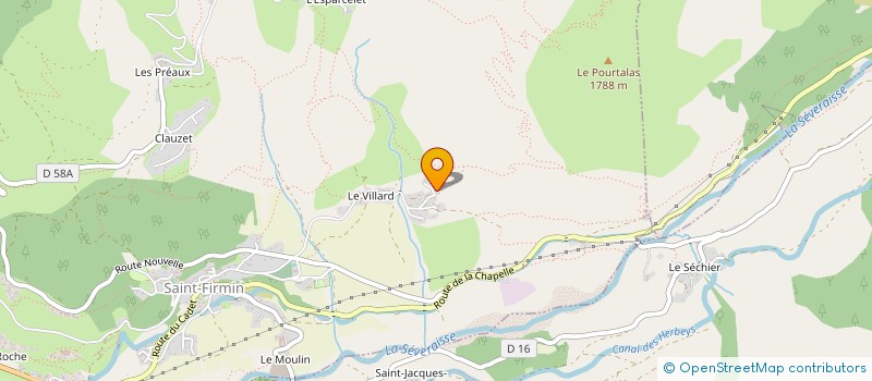 localisation de l'entreprise LES MILLE-PERTUIS  SAINT-FIRMIN