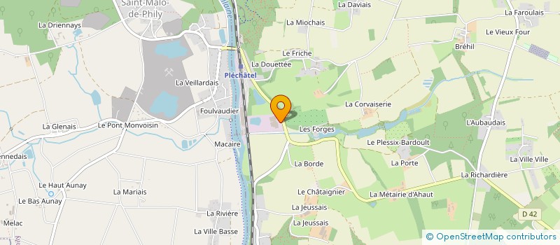 localisation de l'entreprise LES MILLE TEMPS  PLECHATEL