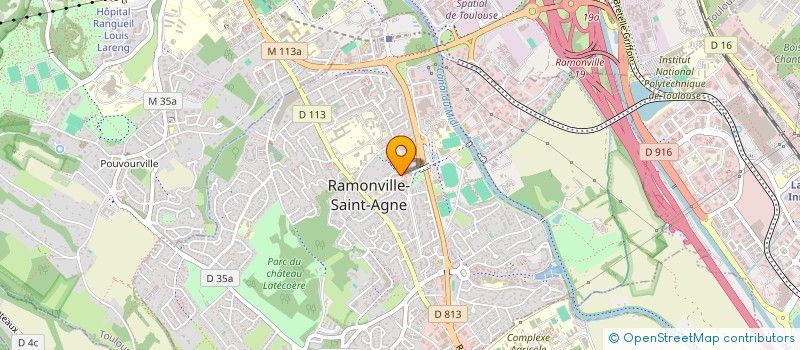 localisation de l'entreprise LES MILLES ET UN VINS à RAMONVILLE-SAINT-AGNE