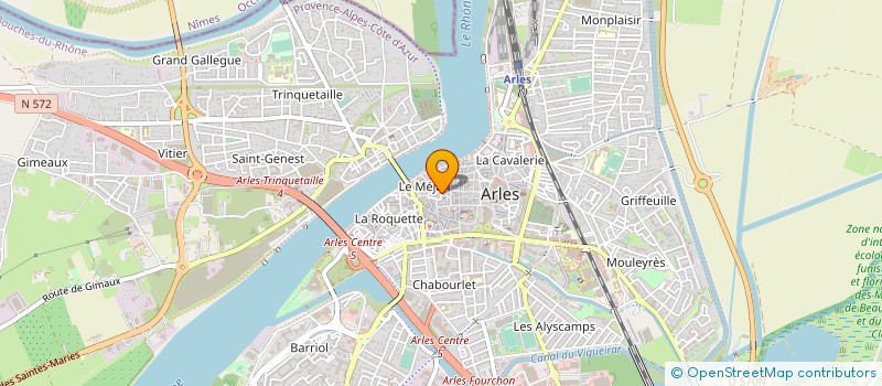 localisation de l'entreprise LES MILLES ET UNE IMAGES à ARLES