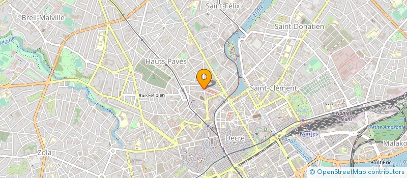 localisation de l'entreprise LES MILLES ET UNE NUITS à NANTES