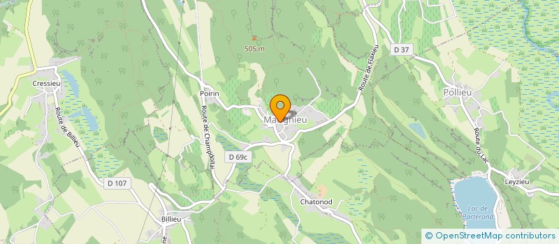 localisation de l'entreprise LES MILLES ET UNE PATTES  MARIGNIEU