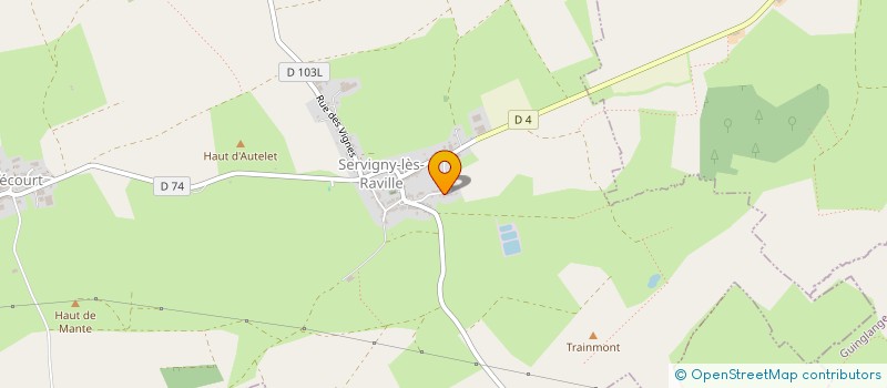 localisation de l'entreprise LES MILLESIMES  FAULQUEMONT