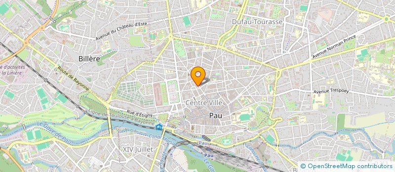 localisation de l'entreprise LES MILLESIMES DE FRANCE à PAU