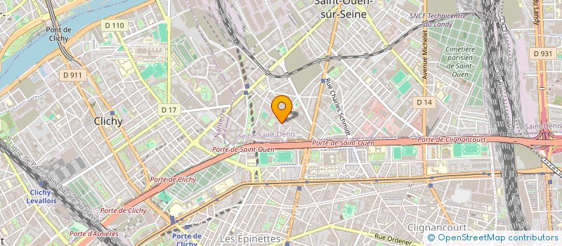 localisation de l'entreprise LES MILLLE SAVAEURS à SAINT-OUEN-SUR-SEINE