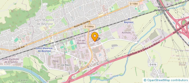 localisation de l'entreprise LES MILOUINS à BEYNOST