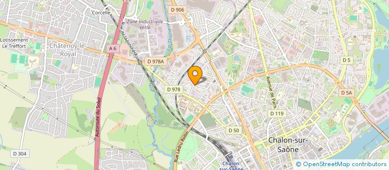 localisation de l'entreprise LES MIMANDES à CHALON-SUR-SAONE