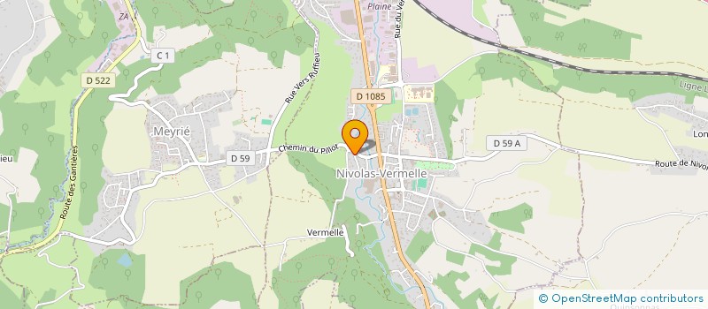 localisation de l'entreprise LES MIMI DESERTEUSES  NIVOLAS-VERMELLE