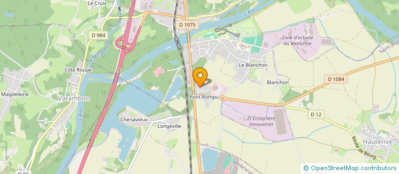 localisation de l'entreprise LES MIMIS  PONT-D'AIN