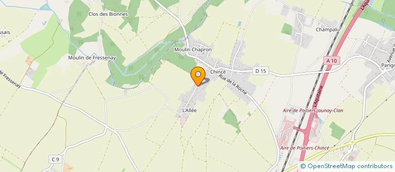 localisation de l'entreprise LES MIMIS ROSES  JAUNAY-MARIGNY