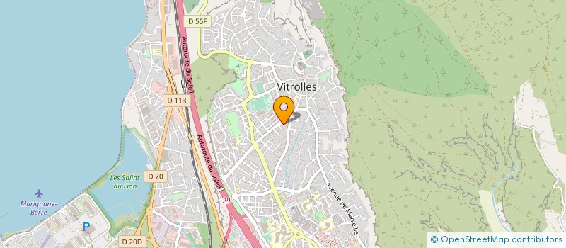 localisation de l'entreprise LES MIMOSAS à VITROLLES