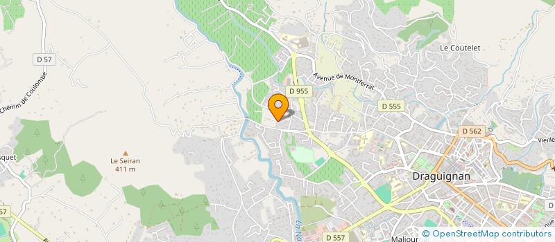 localisation de l'entreprise LES MIMOSAS  FREJUS