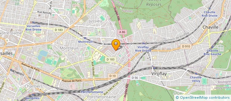 localisation de l'entreprise LES MIMOSAS à VERSAILLES