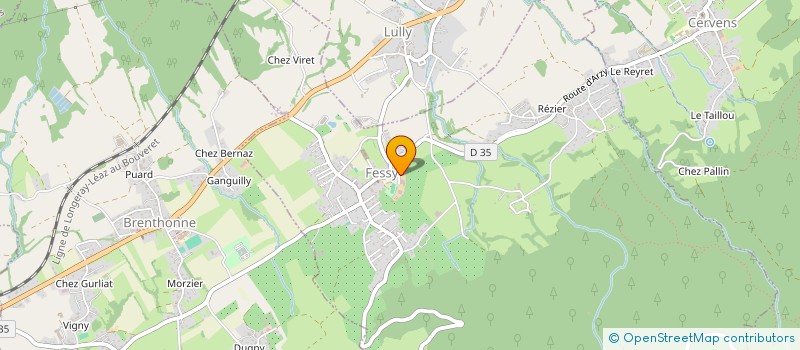 localisation de l'entreprise LES MIMOSAS à FESSY