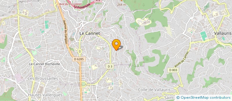 localisation de l'entreprise LES MIMOSAS à LE CANNET