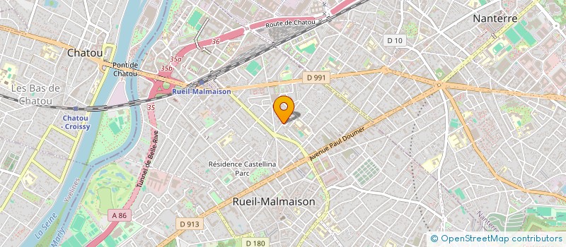 localisation de l'entreprise LES MIMOSAS à RUEIL-MALMAISON