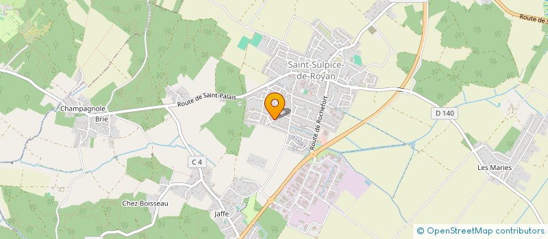 localisation de l'entreprise LES MIMOSAS  SAINT-SULPICE-DE-ROYAN