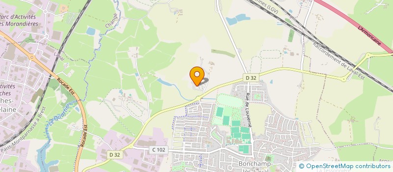 localisation de l'entreprise LES MIMOSAS  BONCHAMP-LES-LAVAL