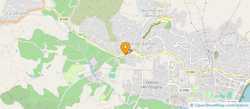 localisation de l'entreprise LES MIMOSAS à BORMES-LES-MIMOSAS